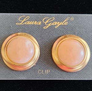 Vintage Laura Gayle Clip on Earrings